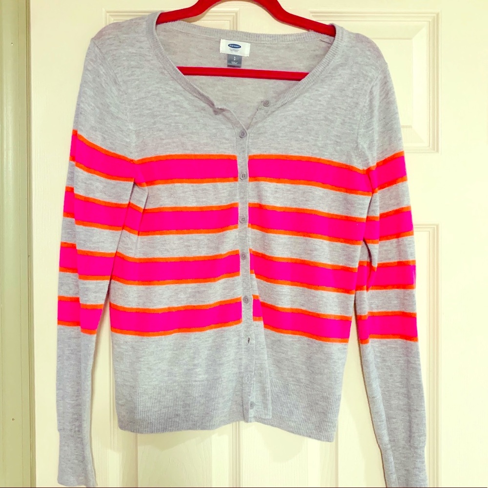 BNWOT Old navy striped cardigan size small